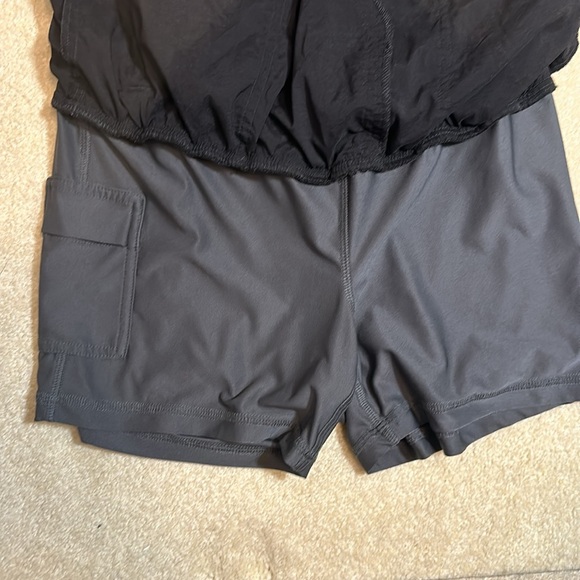 L.L. Bean Skort Skirt Black Nylon Blend Outdoor NWT Women's Small - Picture 6 of 6
